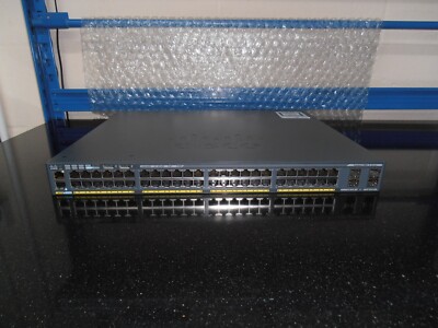 Cisco WS-C2960X-48LPS-L 48 Gigabit PoE-Ports (370 W) + 4 x SFP