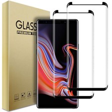 2Pack For Samsung Galaxy Note 9 Tempered Glass Screen Protector Case Friendly
