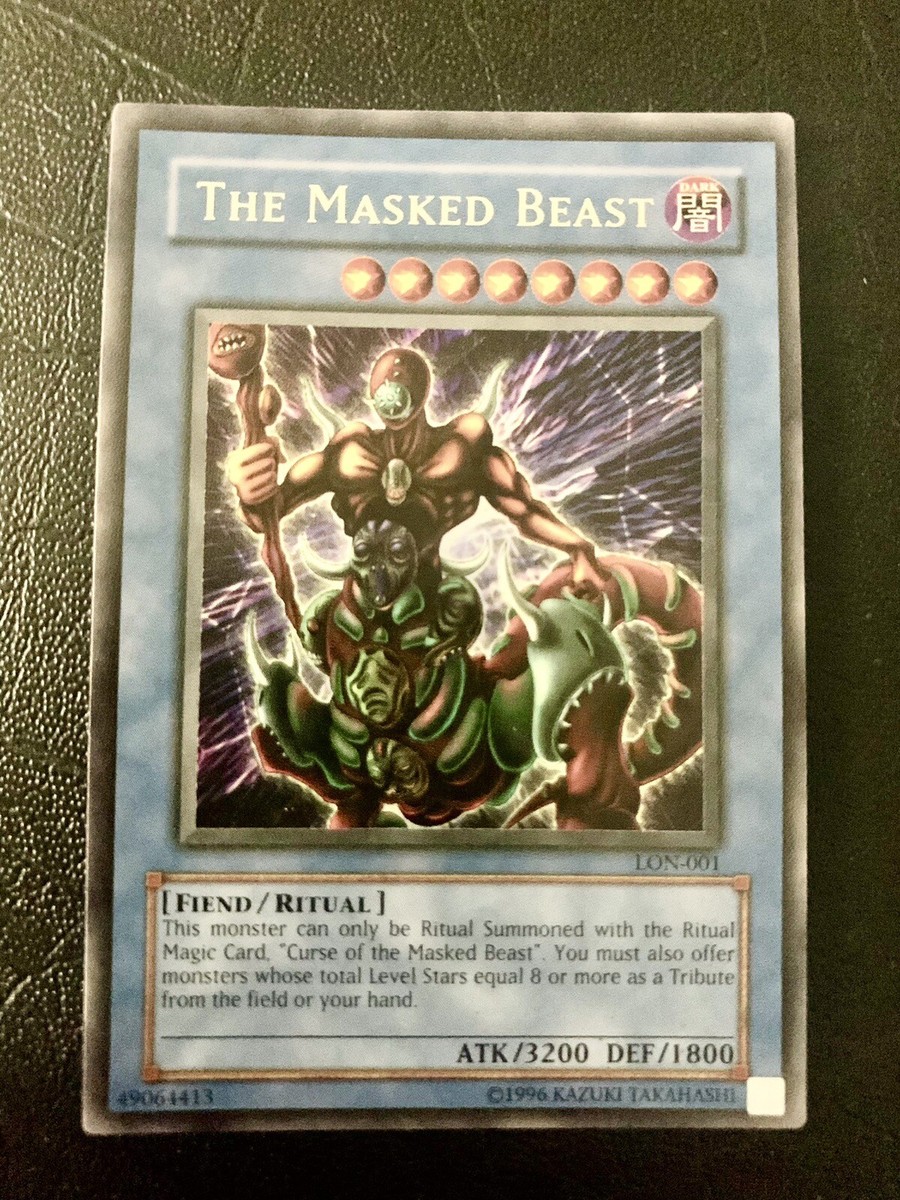 Yu-gi-oh! YuGiOh THE MASKED BEAST Mint Condition LON-001 Ritual