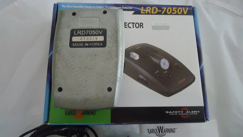 EARLY WARNING LRD-7050V Safety Radar Detector 360 DEGREE LASER-PRE-OWNED  - Image 3 of 4