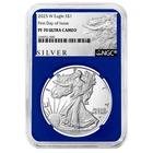 2025-W Proof $1 American Silver Eagle NGC PF70UC FDI ALS Label Blue Core