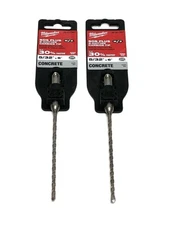 Milwaukee 48-20-7401 5/32" x 4" x 6" SDS Plus Concrete Hammer Drill Bit Lot of 2