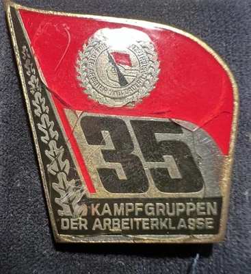 DDR - Abzeichen - 35 Jahre -Kampfgruppen der Arbeiterklasse - Bild 1 von 2