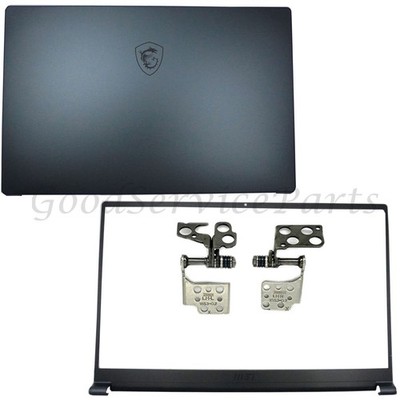 New MSI PS63 MS-16S1 8RD 8SC 8M 8MO Lcd Back Cover Bezel Hinges 15.6'' Black US