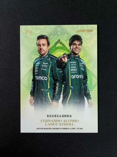 2025 Topps Eccellenza F1 Fernando Alonso Lance Stroll LA SQUADRA MAH 4