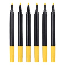 Chalk Board Marker Pens, 6 Pcs Liquid Chalk Markers Erasable, Bright Yellow