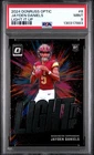 2024 PANINI DONRUSS OPTIC LIGHT IT UP #8 JAYDEN DANIELS ROOKIE RC PSA 9