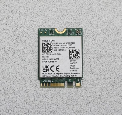 M91238-005 Hp Wlan Realtek Cava2 Ax 2X2 17-Cn2008Ds ''GRADE A''