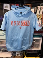 BSBL SZN Baseball Lifestyle 101 Short Sleeve Hoodie FREEDOM Sweatshirt - YOUTH L