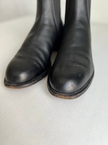 RM Williams Craftsman Leather Chelsea Boots Black Size 8G AU / 9 US - Picture 4 of 9