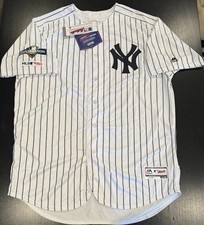 Authentic Gerrit Cole #45 NY Yankees 2019 Playoffs/150th Majestic Jersey 52 NWT