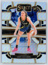 2024 Panini Select WNBA Jacy Sheldon #60 Prizms Silver Dallas Wings