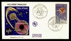 DR WHO 1965 FRENCH POLYNESIA FDC SPACE SATELLITE ITU ANIV M80972