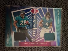 2023 Panini Illusions Déjà Vu Fred Taylor, Tank Bigsby Blue 23/99 Rookie Rc