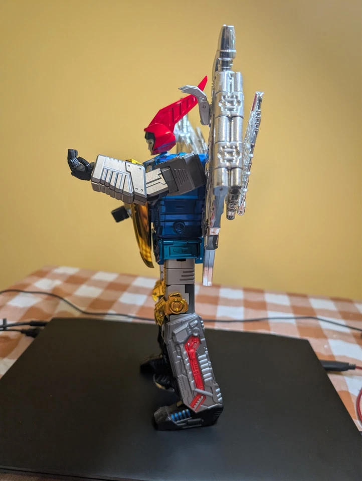 Gigapower GP HQ-05R Gaudenter Blue Cest Chrome Swoop Transformers Masterpiece - Immagine 4 di 4