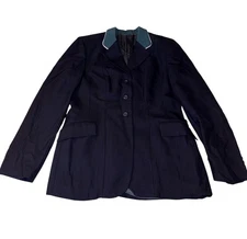 Grand Prix Show Coat Women’s 14 Tall Navy Horse Riding Blazer Equestrian Wool