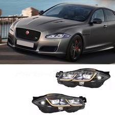 LED Headlight Headlamp Assembly Modification 2018 Style For 10-19 Jaguar XJ XJL