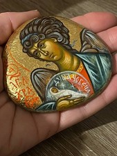 Guardian Angel Orthodox Icon | Hand-Painted | Made to Order 24K Gold