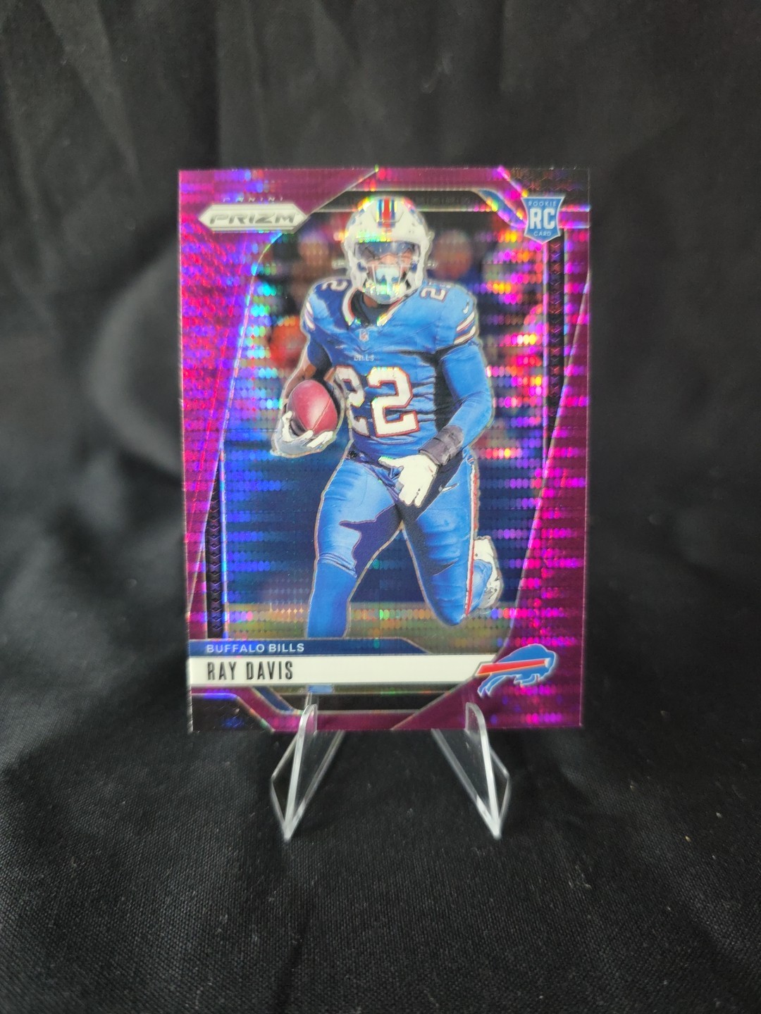 2024 Panini Prizm Rookies Purple Pulsar Prizm Ray Davis #382 Rookie RC