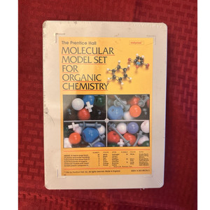 Molymod Molecular Model Set for Organic Chemistry Prentice Hall 1984