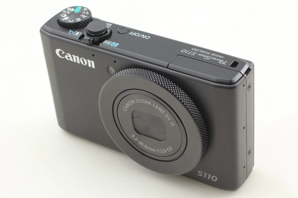 [MINT] Canon PowerShot S110 12.1MP 5x Compact Digital Camera Black From Japan - Image 3 of 4