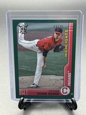 2021 Topps Big League - Highlights Shane Bieber #289 Green Foil /75