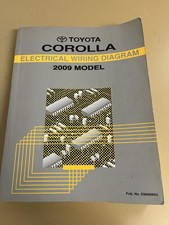 2009 Toyota Corolla Electrical Wiring Diagram Service Manual