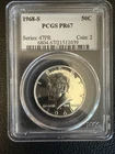 1968-S 50C Kennedy Half Dollar Type 2 Silver Clad PCGS PR67