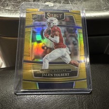 2022 Select Draft Picks Jalen Tolbert Gold rookie 9/10 Dallas Cowboys Ebay 1/1 