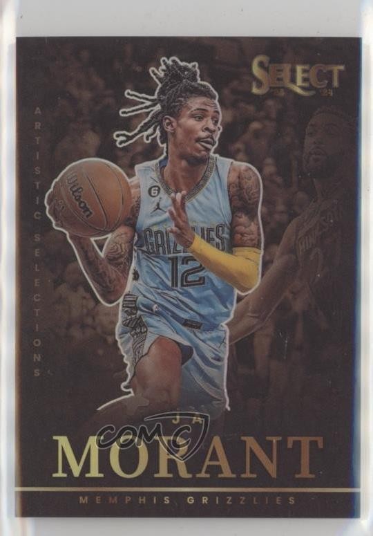 2023-24 Panini Select Artistic Selections Ja Morant #6 1b7p