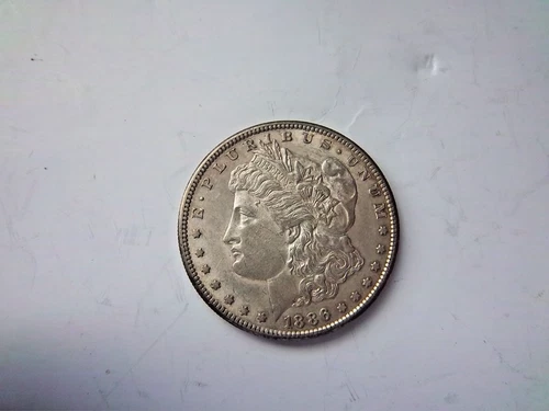 ANOTHER 1886-S CIRCULATED MORGAN SILVER DOLLAR