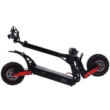 11'' Off Road Foldable 37Mph E-Scooter 2400W Dual Motor Adults Electric Scooter