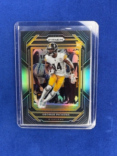 2022 Panini Chronicles - Prizm Black George Pickens #PB-20 Silver (RC)