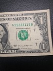 TRINARY 55222115 2017 $1 Dollar Bill Fancy Serial Number From Chicago — photo 1