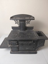 Antique Early 1900s Salesman Sample Stove Bucks Junior Six Burner Cast Iron 
