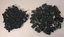 98 Pcs 49 Each M6-1.0 Body Bolts U Nuts Kits, Bumper Fender Liner Push Pull
