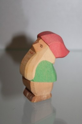 Ostheimer Holz Figur Zwerg Gnom Eugen Waldorf Märchen Landschaft 25073 Rarität