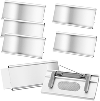 Magnetische Namensschilder FüR Kleidung - Aluminium, 10 StüCk, Langlebig