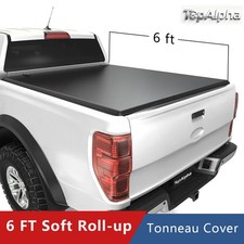 6ft Soft Roll Up Tonneau Cover Truck Bed For 1983-2011 Ford Ranger Waterproof