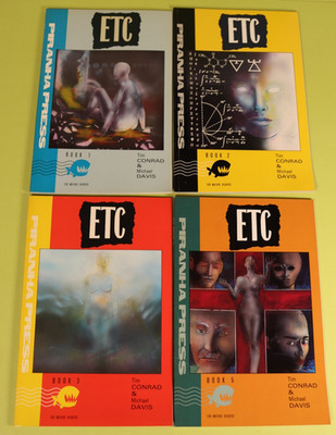 ETC Lot of 4 Graphic Novels 1989 Books #1, 2, 3 and 5 Pirahna Press VF to VF+