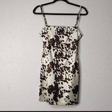 Urban Outfitters Brown and Cream Dress Size M