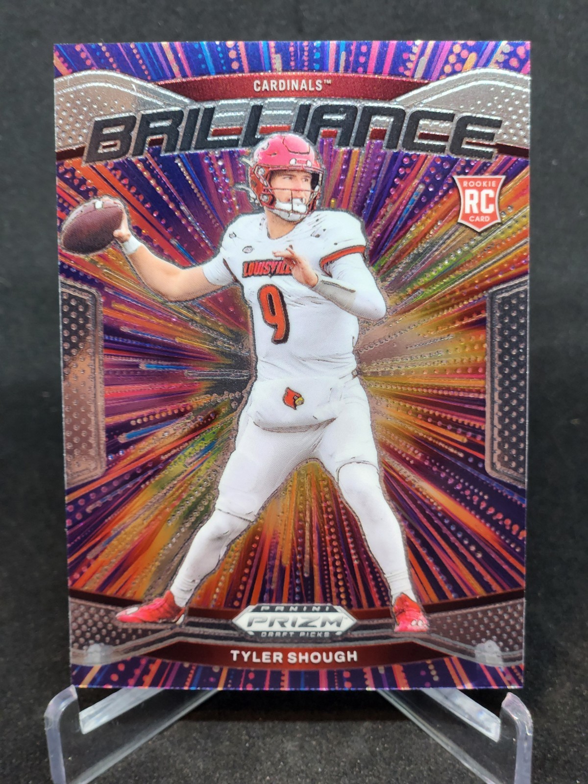 2025 Panini Prizm Draft Picks Tyler Shough (RC) Brilliance Insert #14