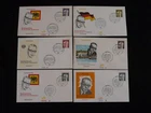 President Gustav Heinemann set of 6 FDC Germany 1971 (1)