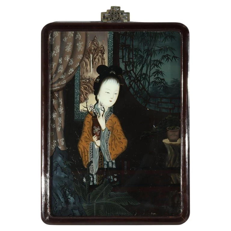 玻璃1900-1940 年中国画作、画卷| eBay
