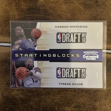 Tyreke Evans Hassan Whiteside 2010-11 Playoff Contenders Patches Starting Blocks