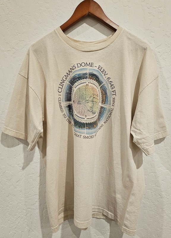 Bayside Men Clingmans Dome Tee XL Made in America
