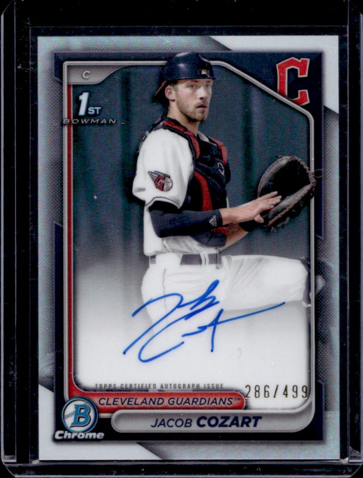 2024 Bowman Draft Jacob Cozart Chrome Auto Refractor 1st #286/499
