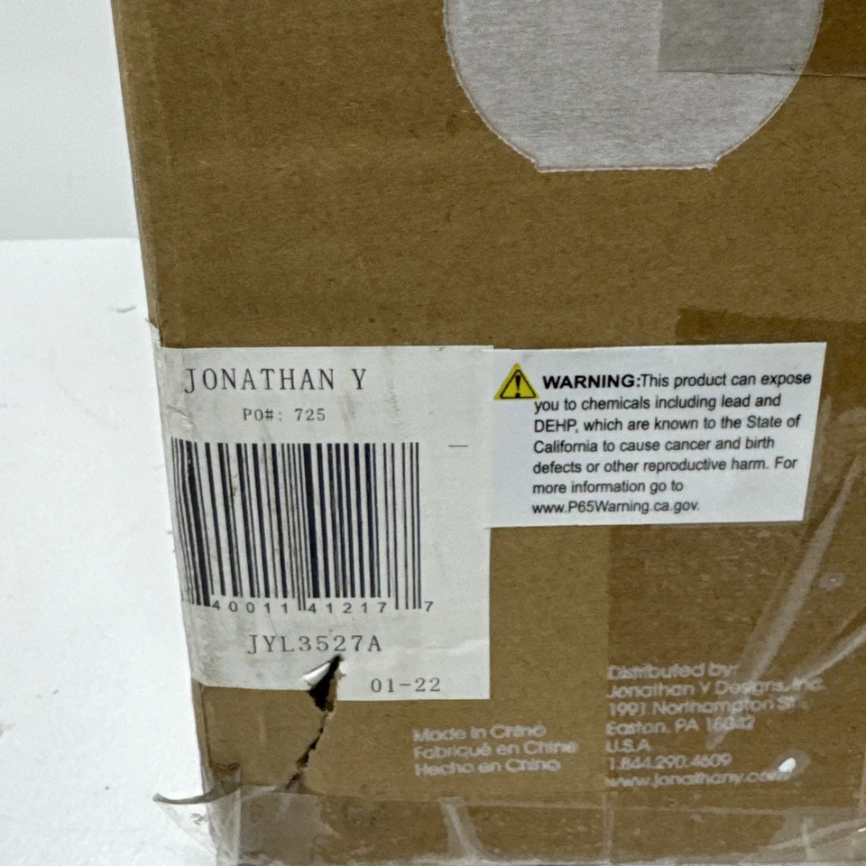 JONATHAN Y Marais 14.5 in. 2-Light Iron/Glass Rustic Vintage LED Vanity Light - Image 2 of 4