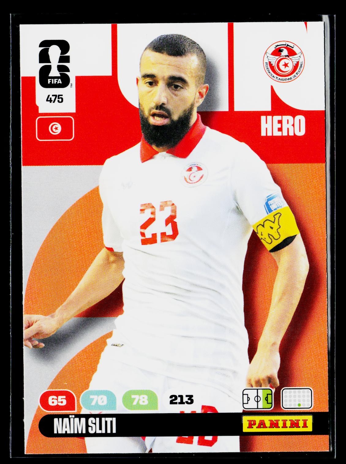 Naim Sliti 2026 Panini Adrenalyn XL FIFA World Cup #475 Tunisia