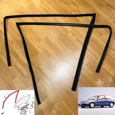 92-95 for Honda Civic EG 3D EH Hatchback EJ Coupe 2D glass run weatherstrip seal